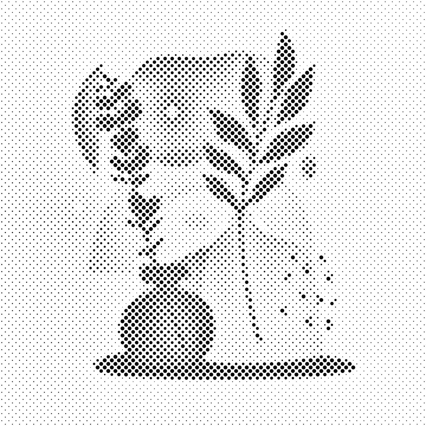 Dotting - Illustration - Blomster i en vase