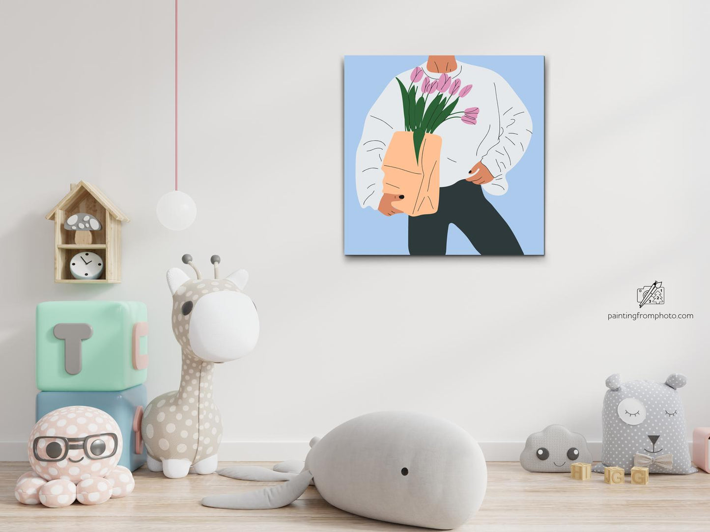 Paint by number - Illustration - Tulipaner