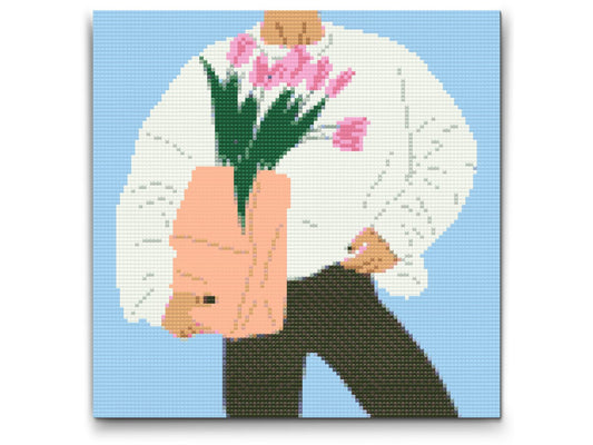 Diamond Paint - Illustration - Tulipaner