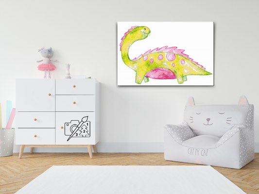 Diamond Paint - Sød dinosaur