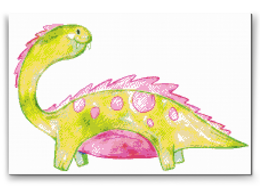 Diamond Paint - Sød dinosaur