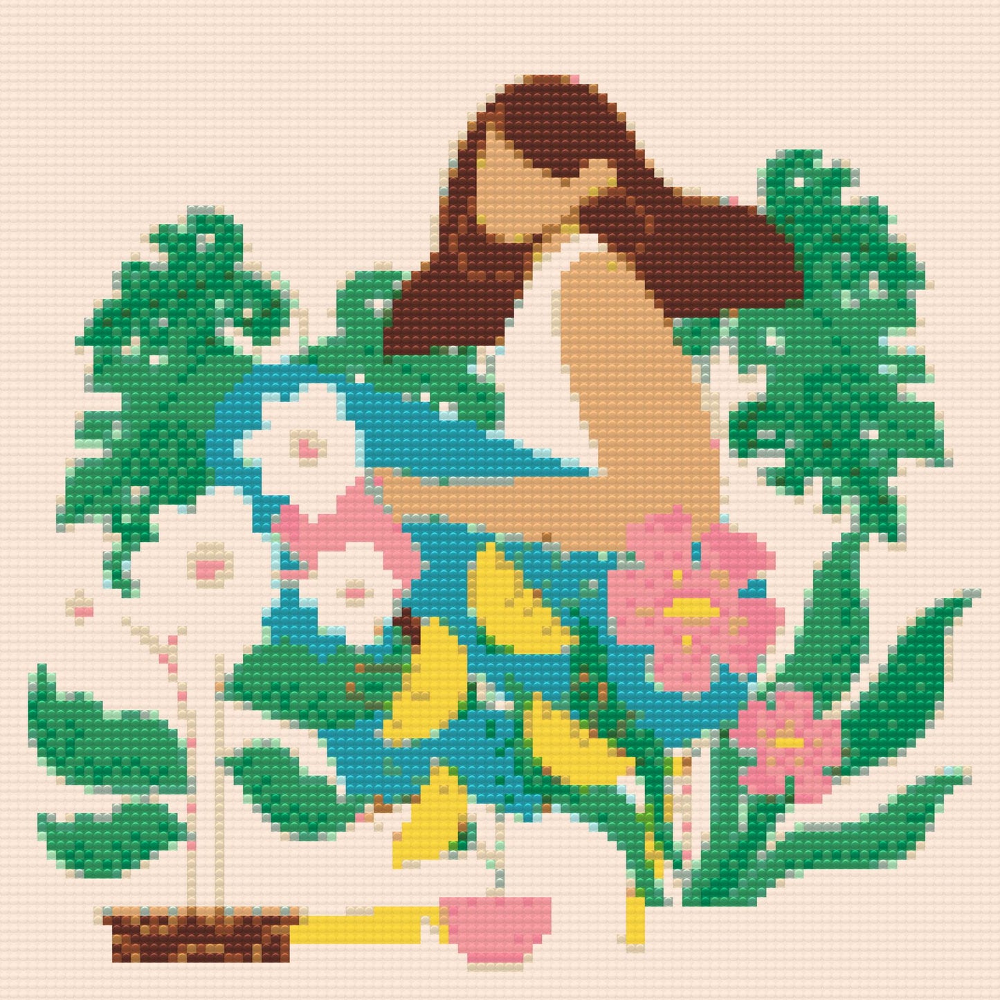 Diamond Paint - Illustration - Stueplanter