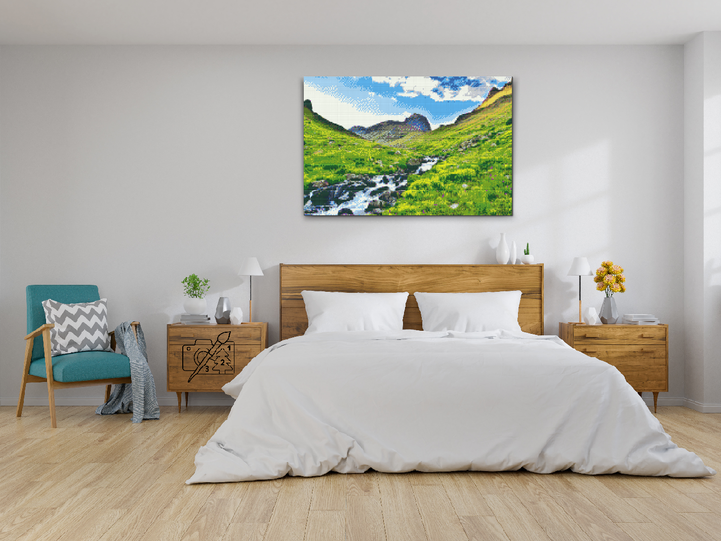 Diamond Paint - Bjergbækken