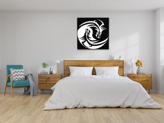 Diamond Paint - Jing Jang Dragon