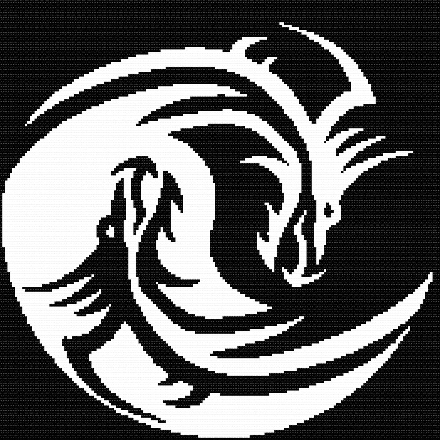 Diamond Paint - Jing Jang Dragon