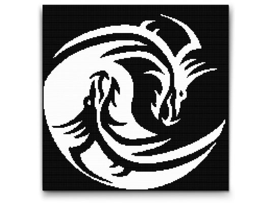 Diamond Paint - Jing Jang Dragon