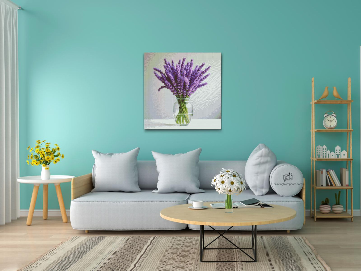 Diamond Paint - Lavendel i en vase