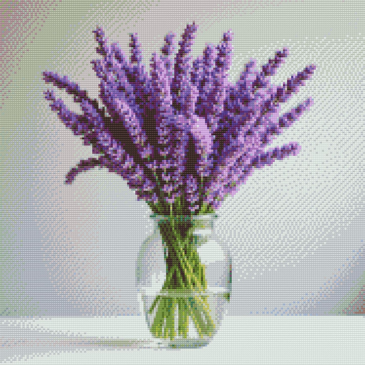 Diamond Paint - Lavendel i en vase