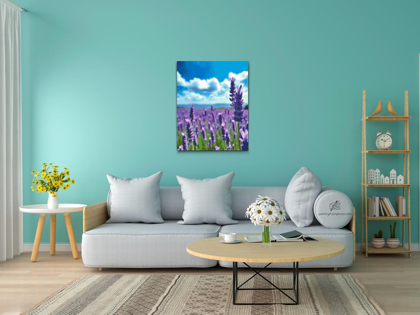 Diamond Paint - Lavendel i marken