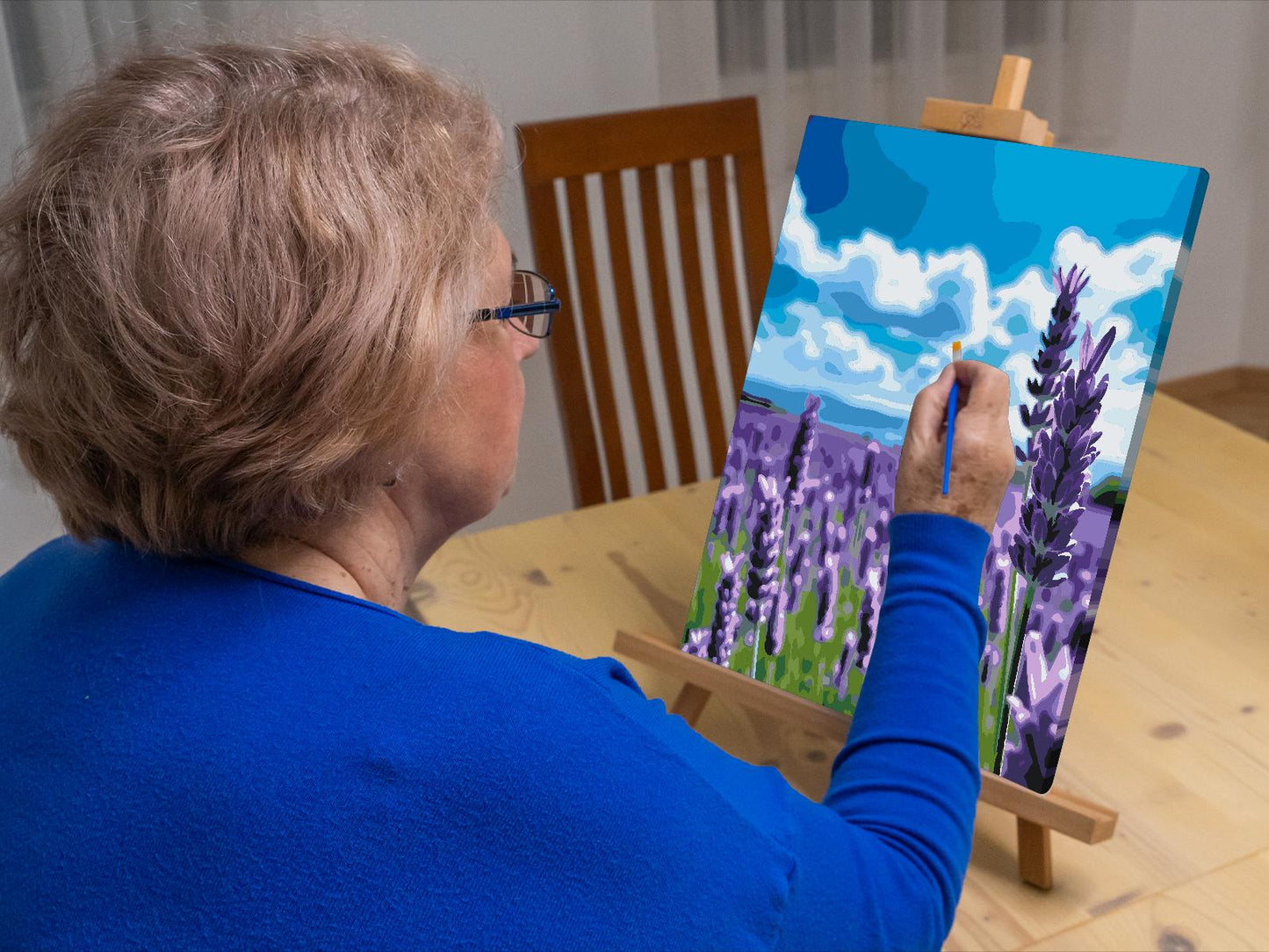 Paint by number - Lavendel i marken