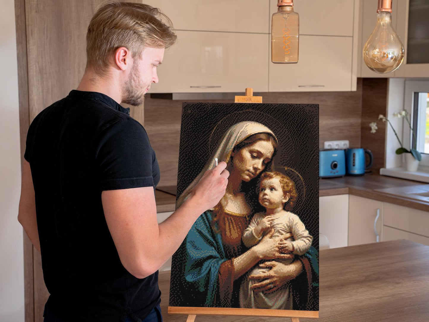 Diamond Paint - Maria og Jesus