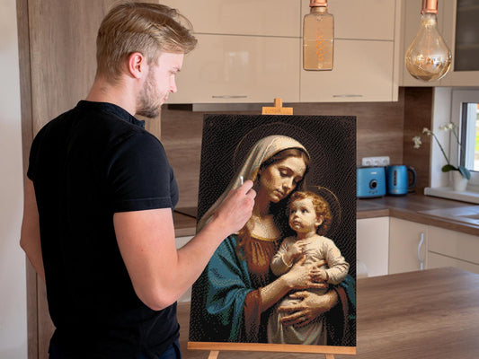 Diamond Paint - Maria og Jesus