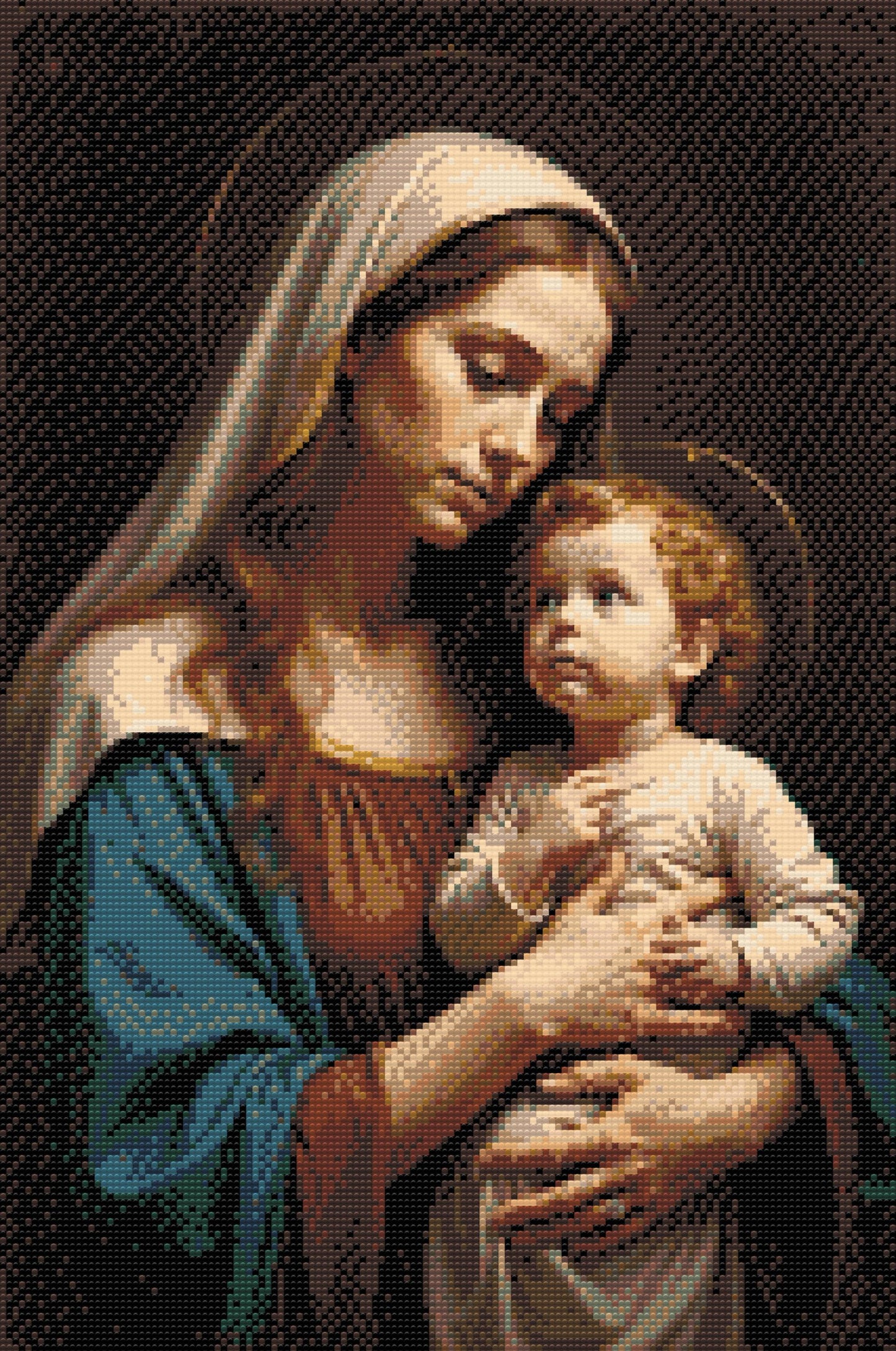 Diamond Paint - Maria og Jesus