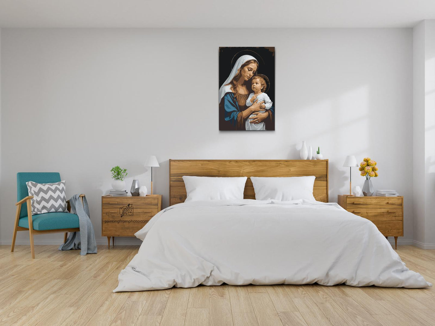 Paint by number - Maria og Jesus
