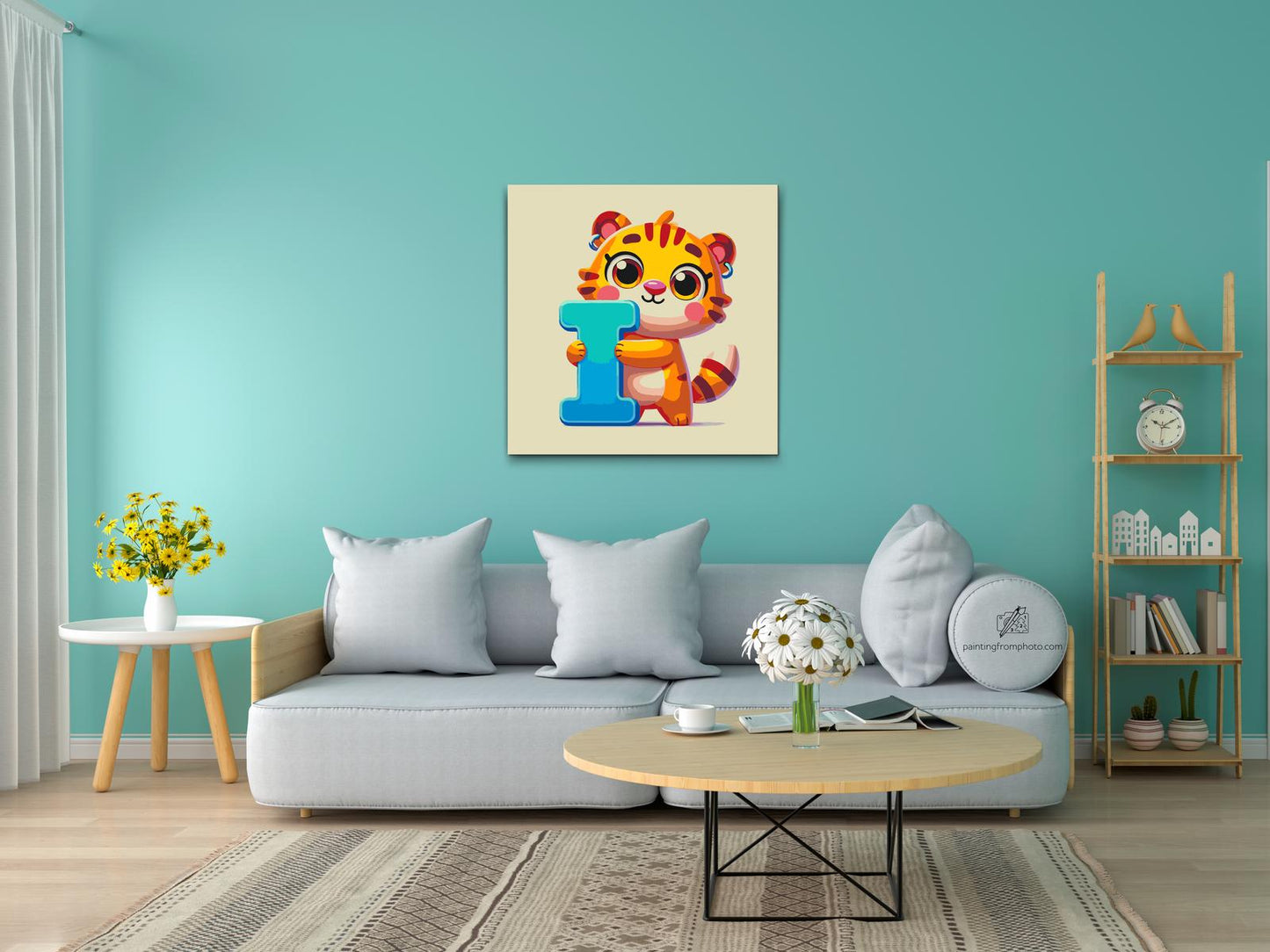 Paint by number - Brev I – Med et dyr