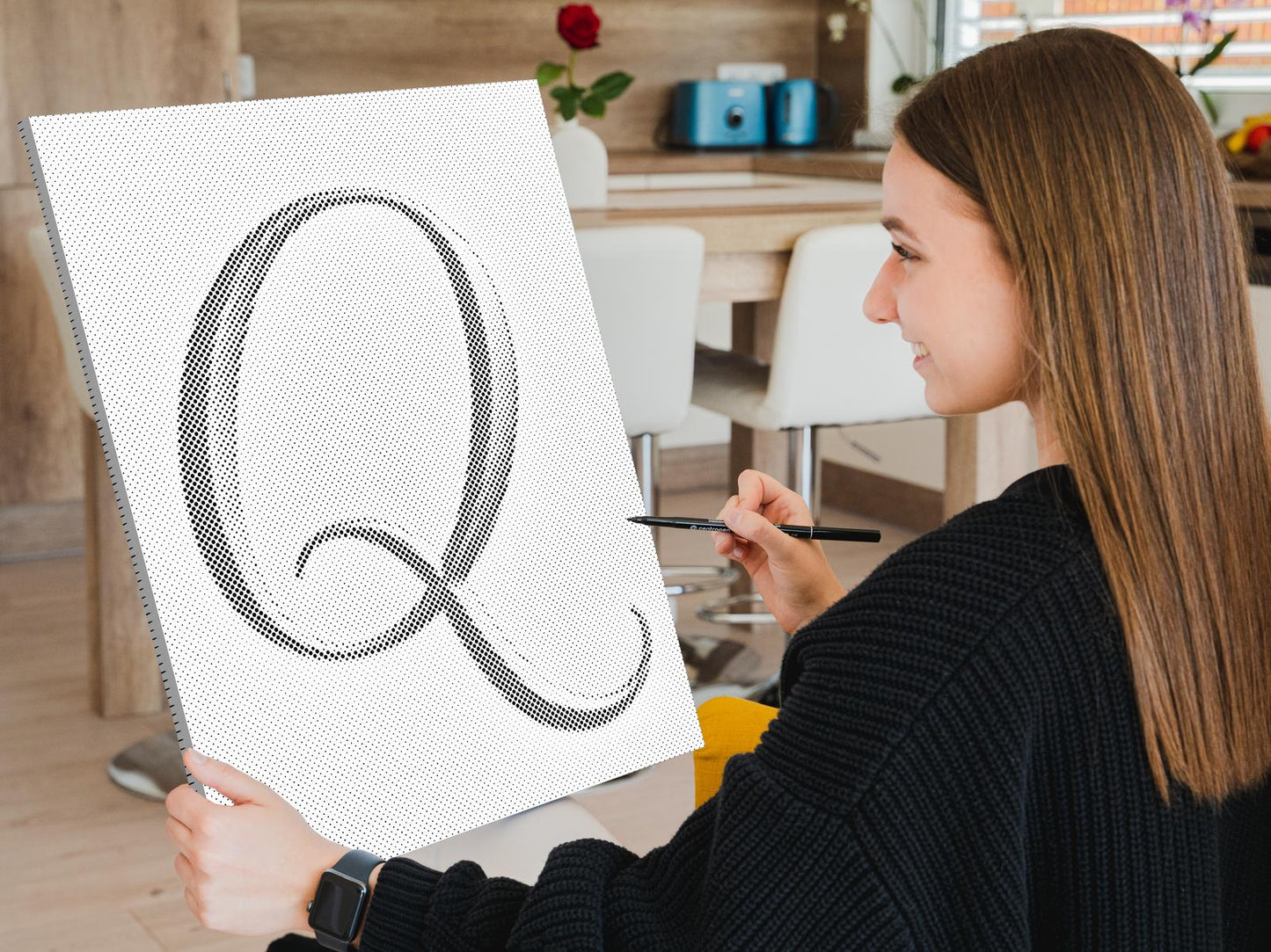 Dotting - Bogstav Q