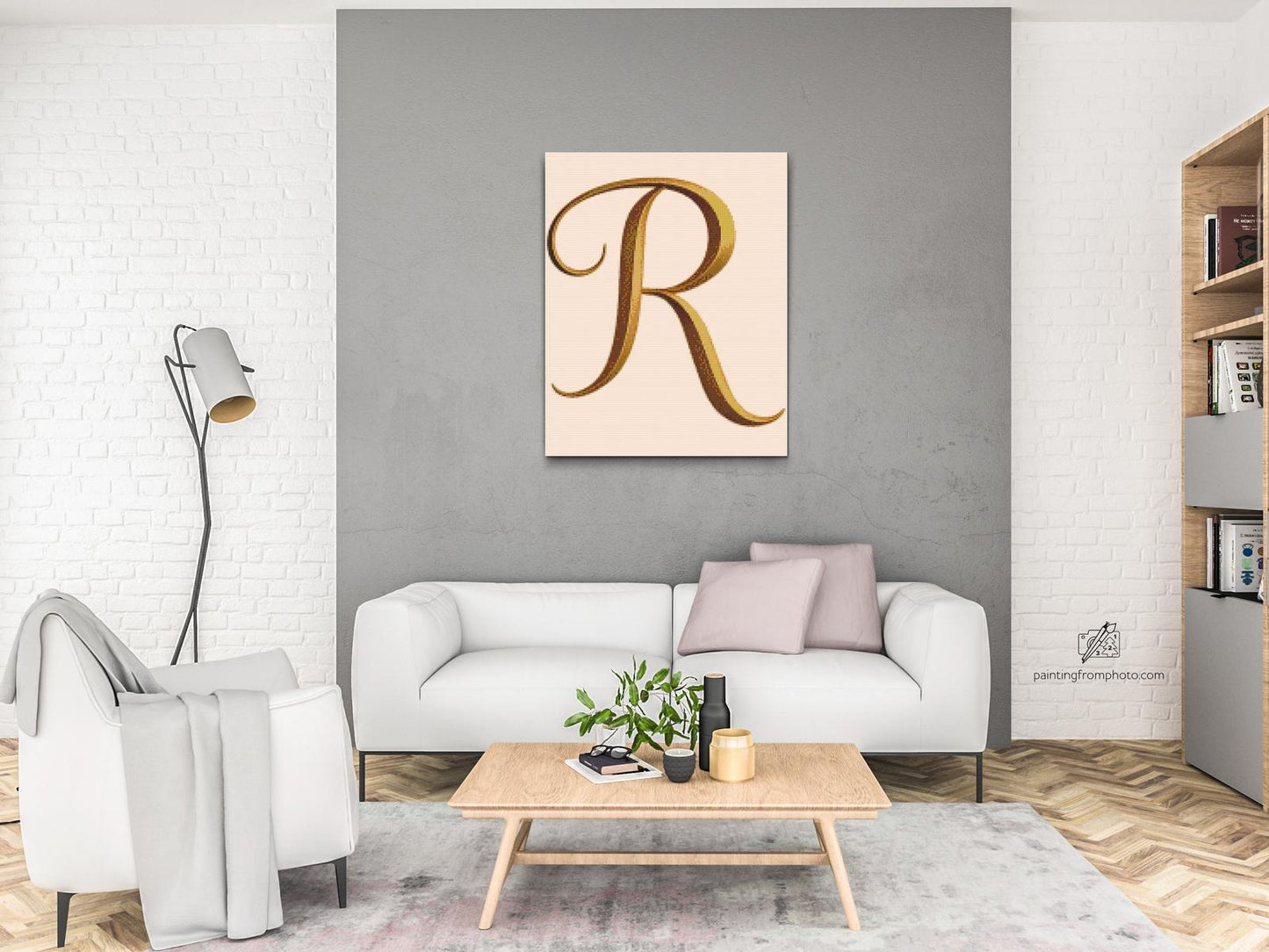 Diamond Paint - Bogstavet R
