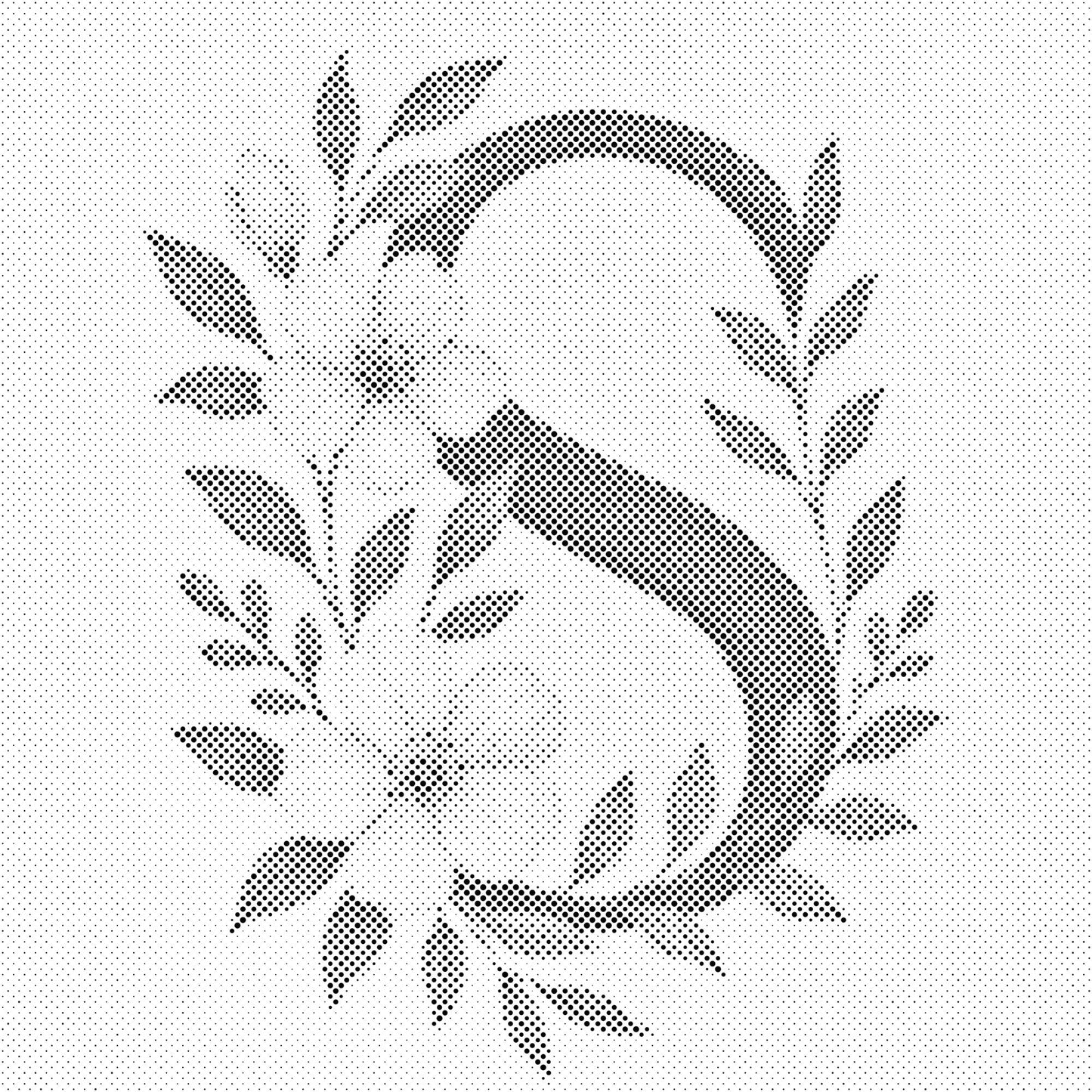 Dotting - Bogstav S - Blomstermønster