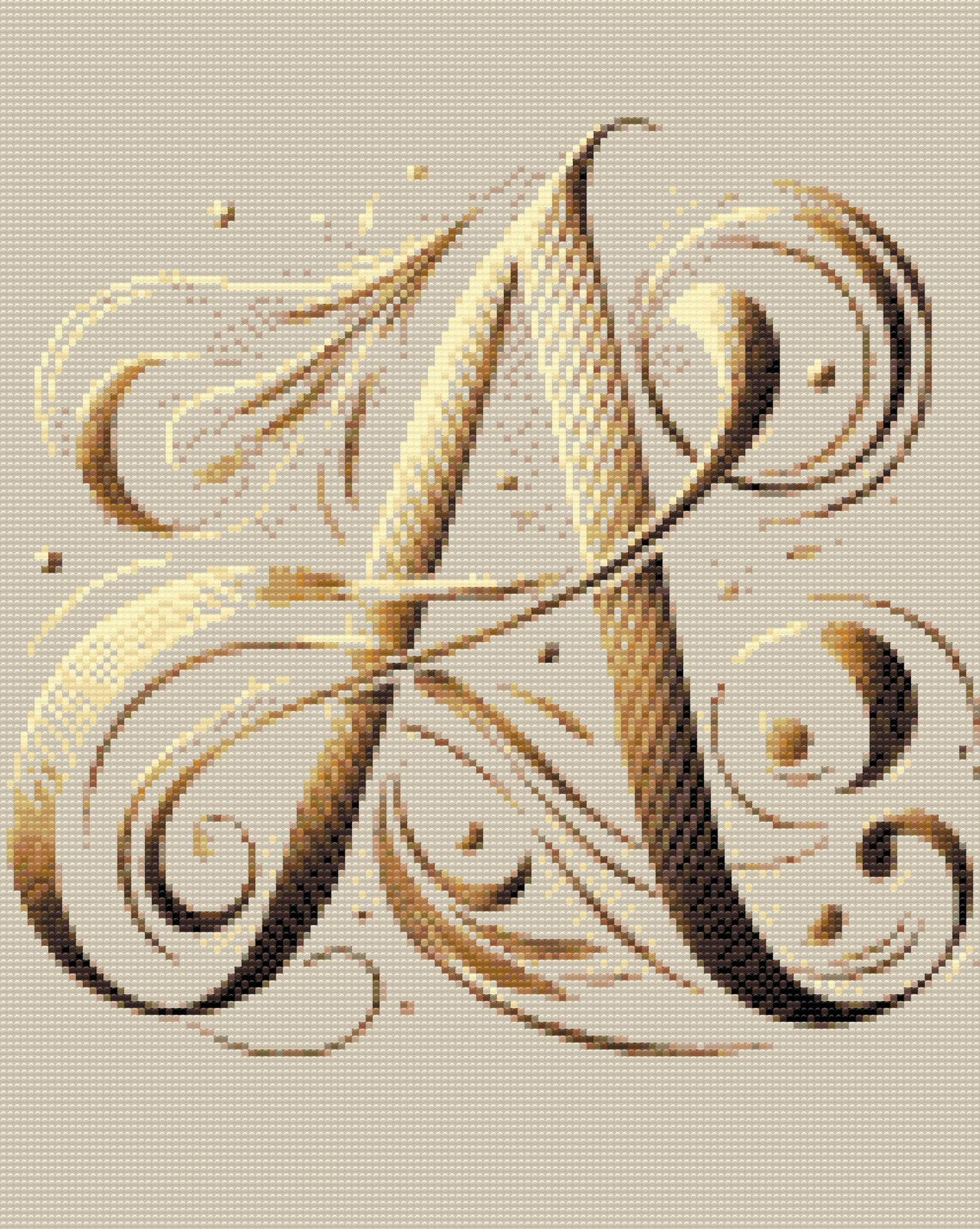 Diamond Paint - Bogstav A