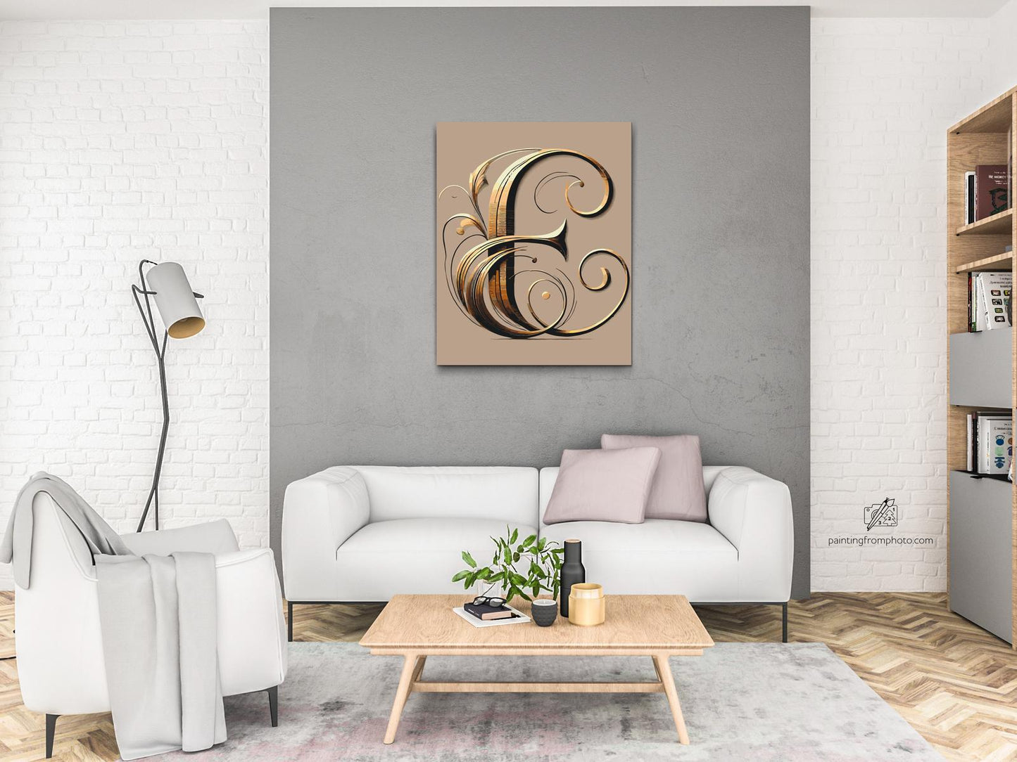 Paint by number - Bogstav E
