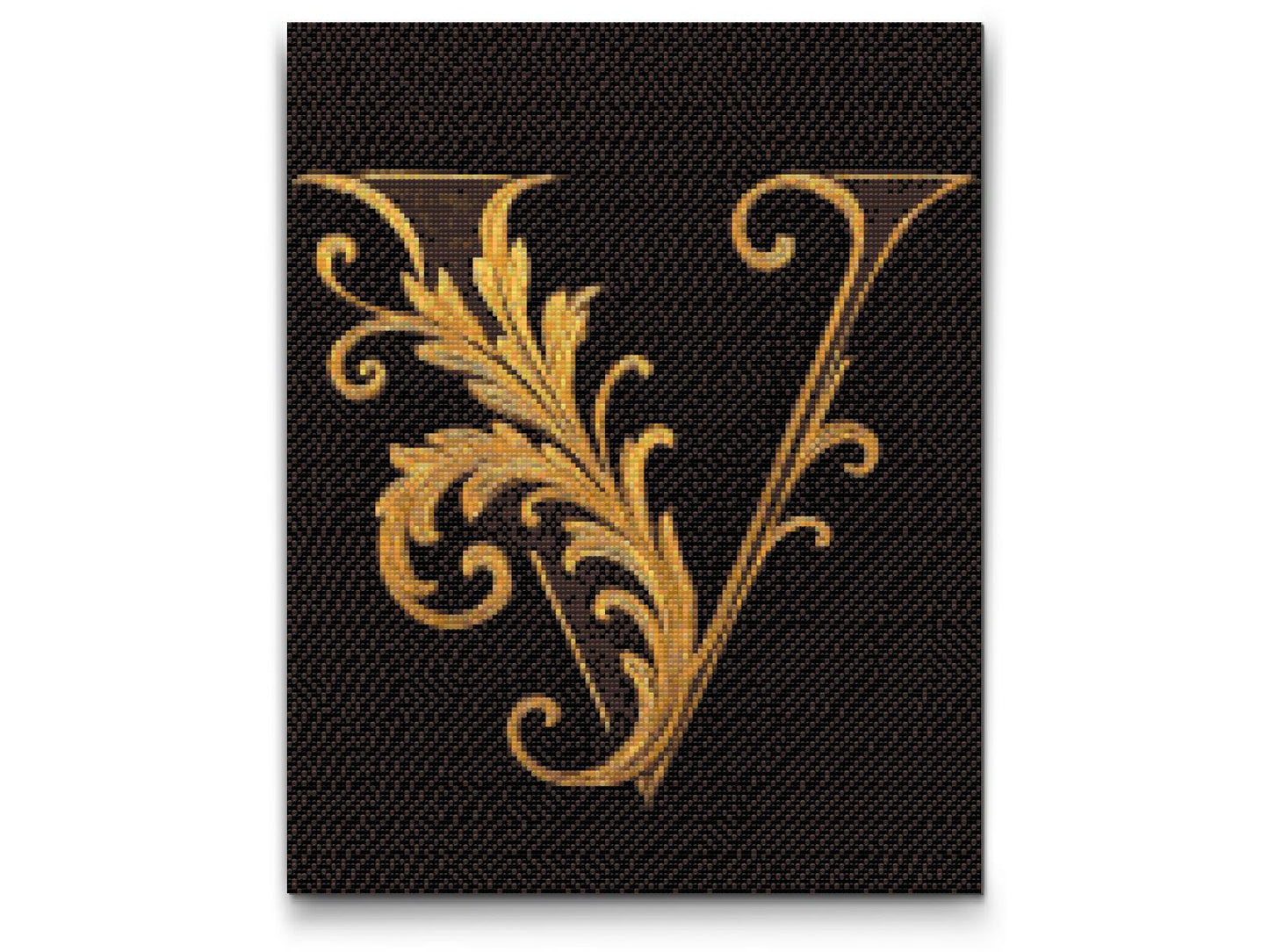 Diamond Paint - Bogstav V