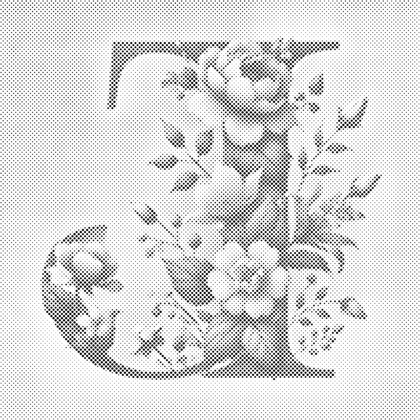 Dotting - Bogstav J - Blomstermønster