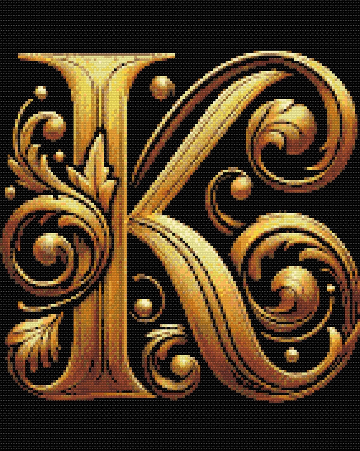Diamond Paint - Bogstav K
