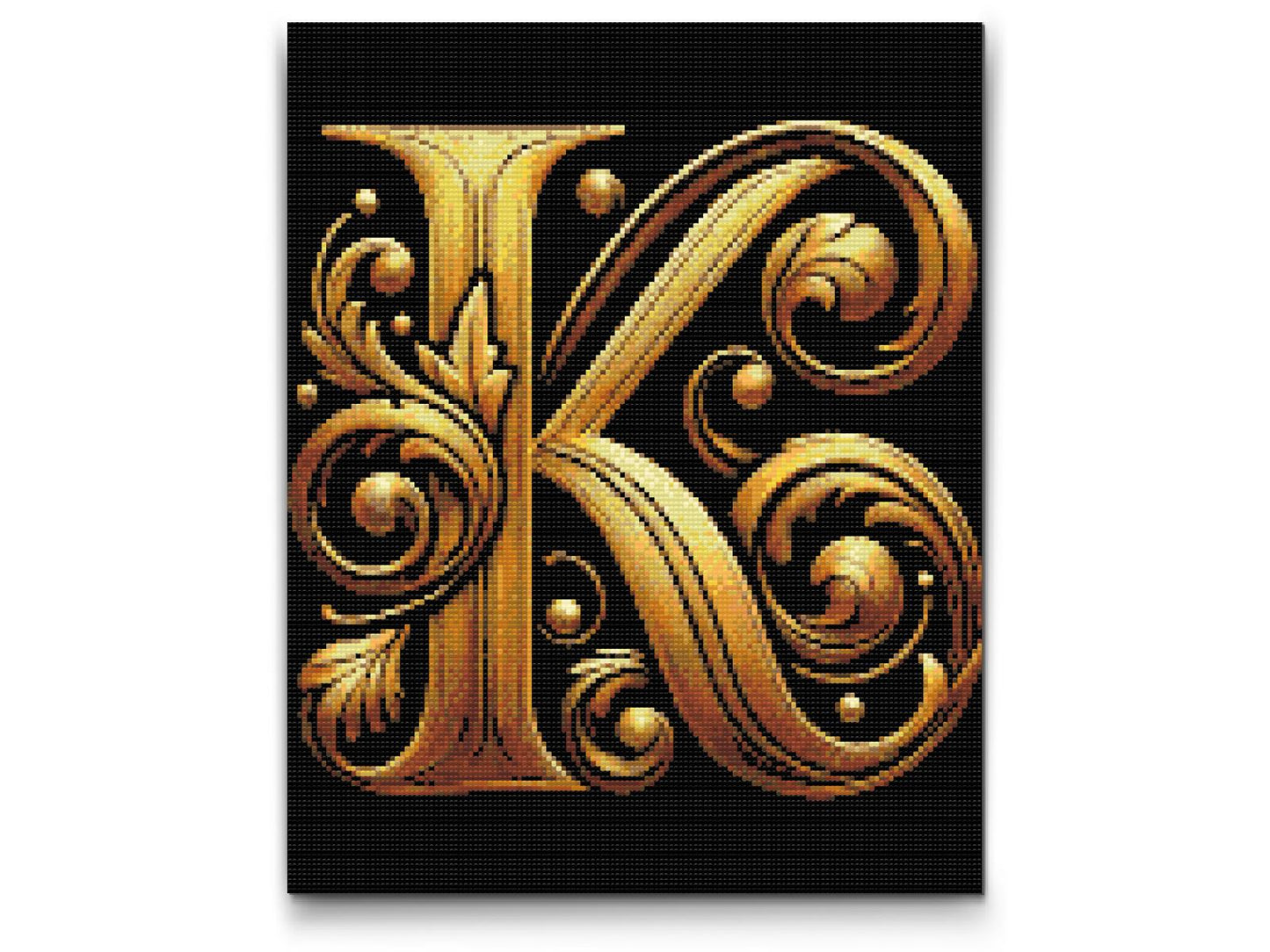 Diamond Paint - Bogstav K