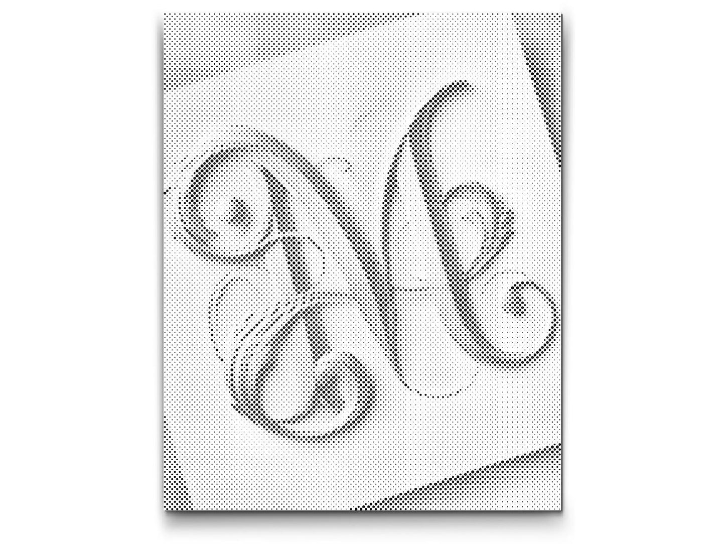 Dotting - Bogstavet M