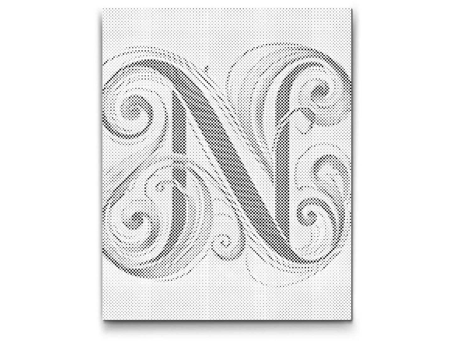 Dotting - Bogstav N
