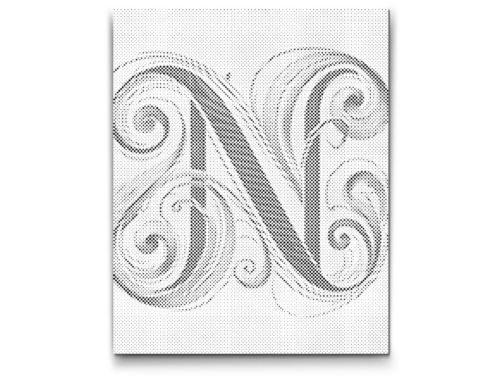Dotting - Bogstav N