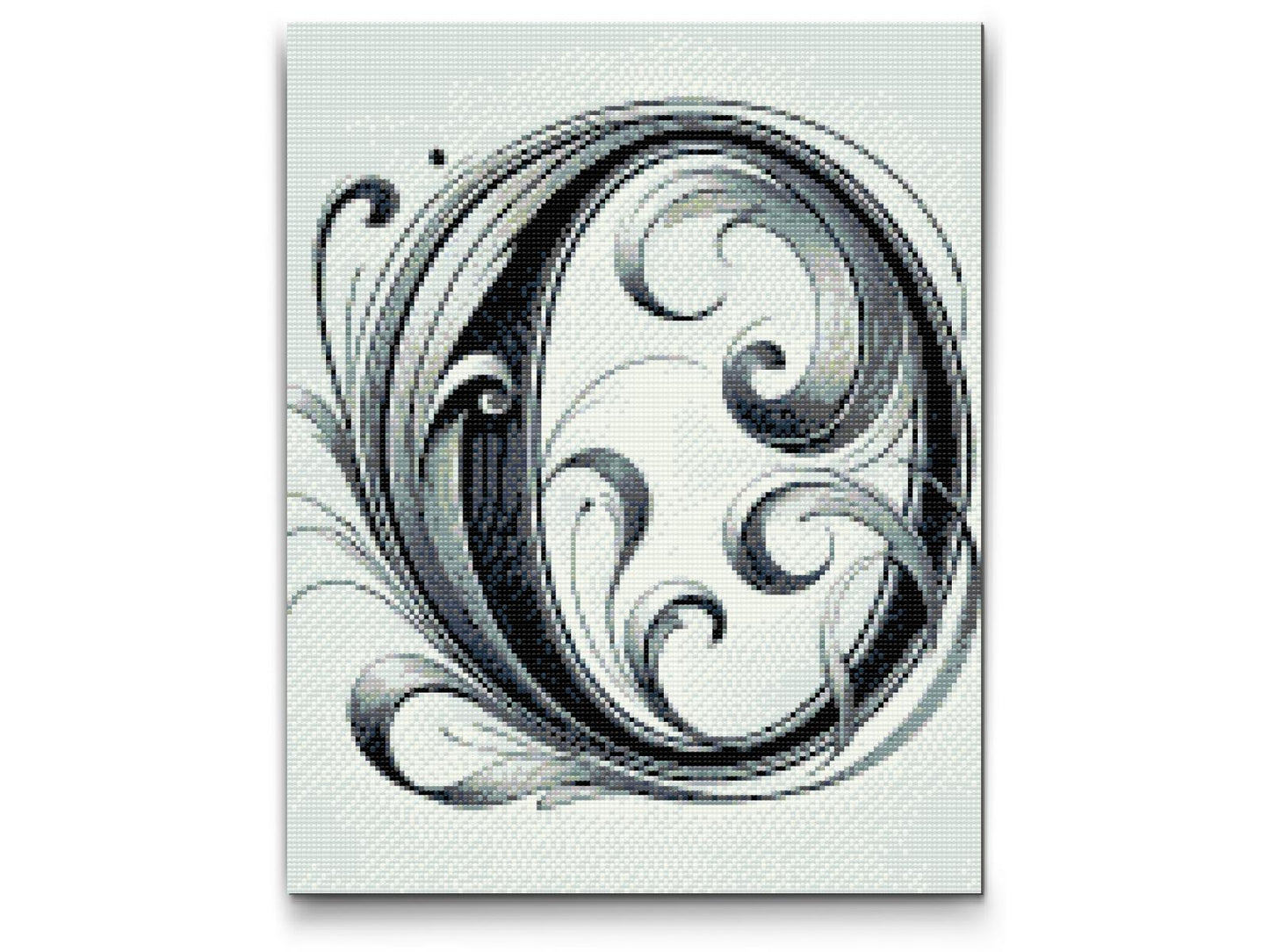Diamond Paint - Bogstav O