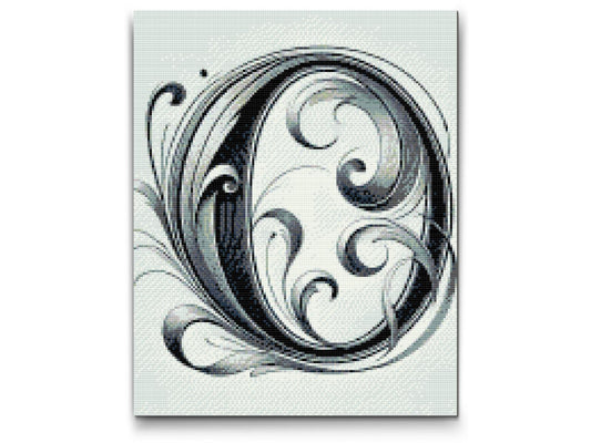 Diamond Paint - Bogstav O