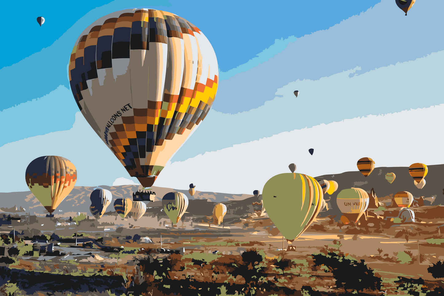 Paint by number - Kappadokien