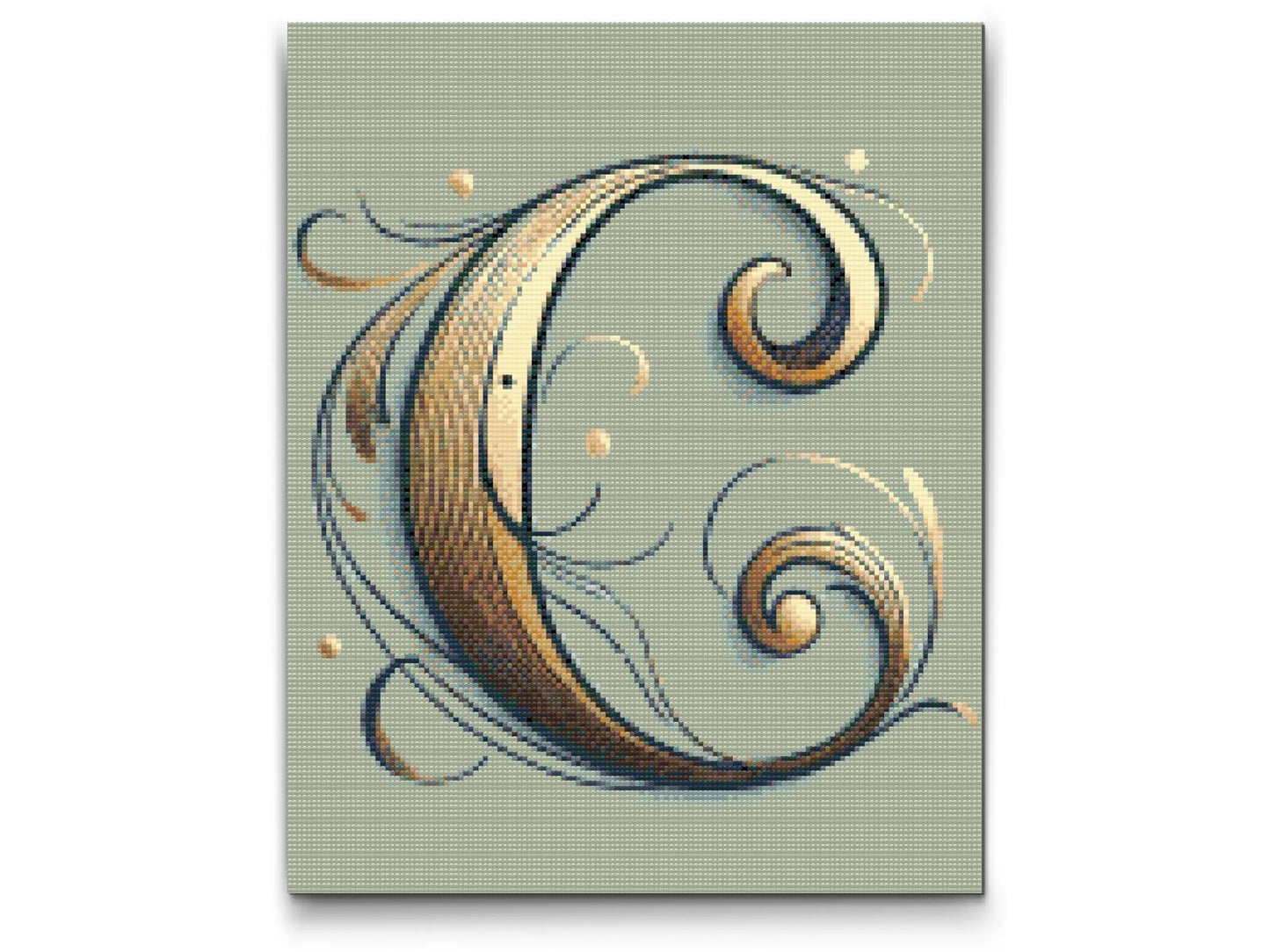Diamond Paint - Bogstav C