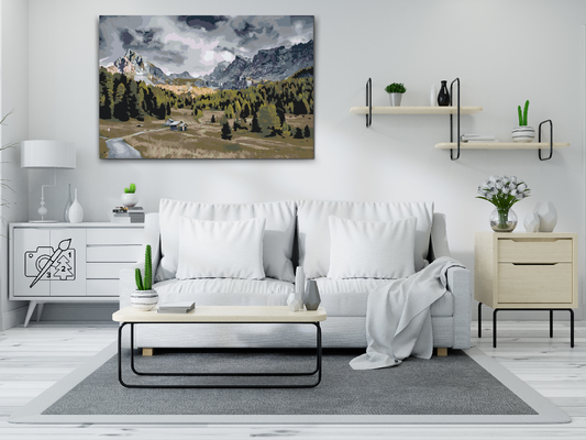 Paint by number - Dolomitterne 2
