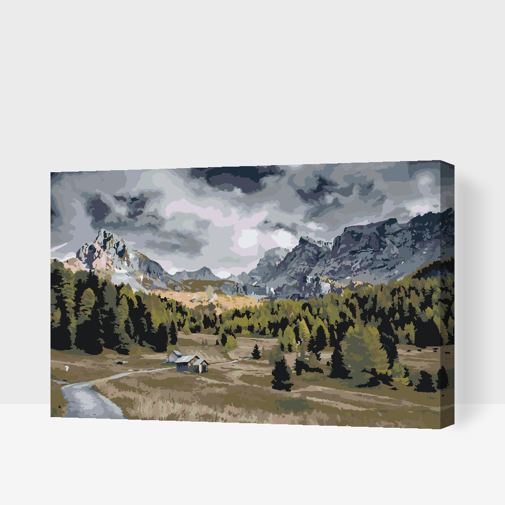 Paint by number - Dolomitterne 2