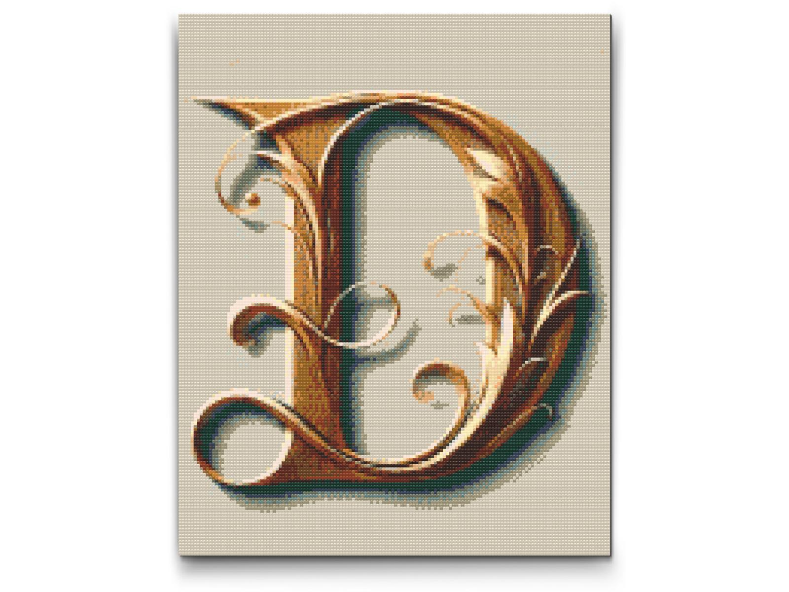 Diamond Paint - Bogstav D