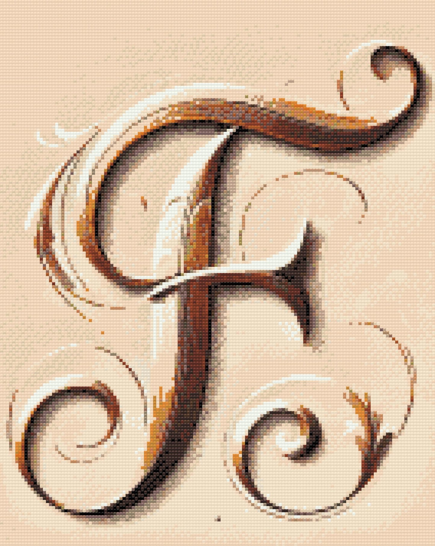 Diamond Paint - Bogstav F