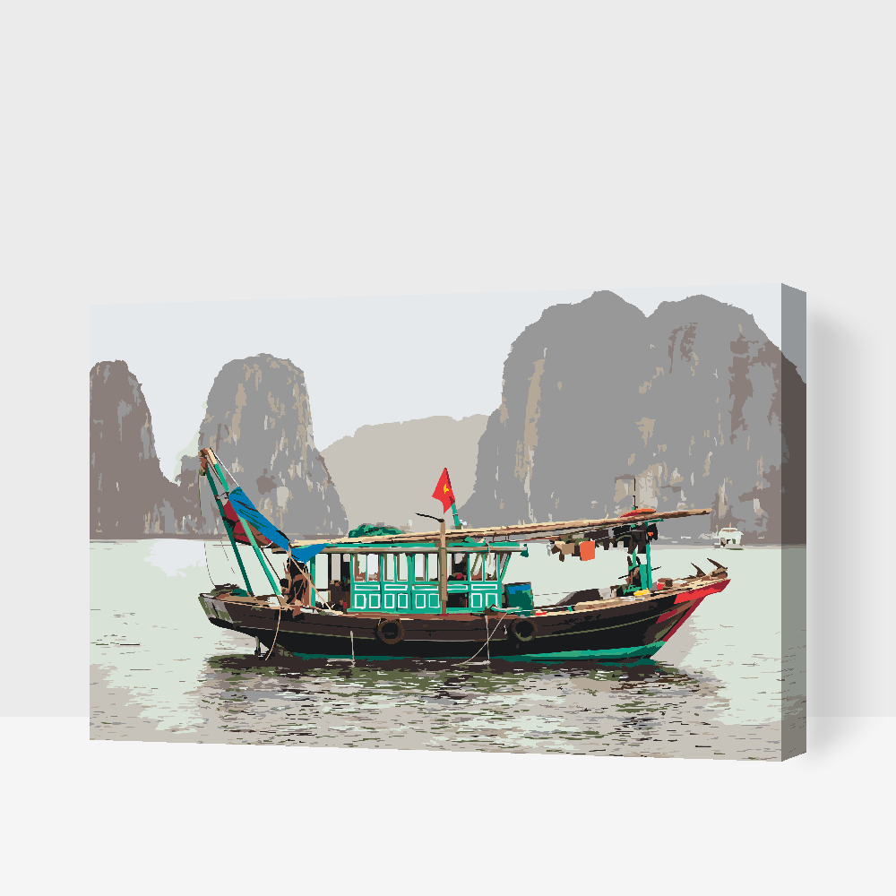 Paint by number - Ha Long-bugten