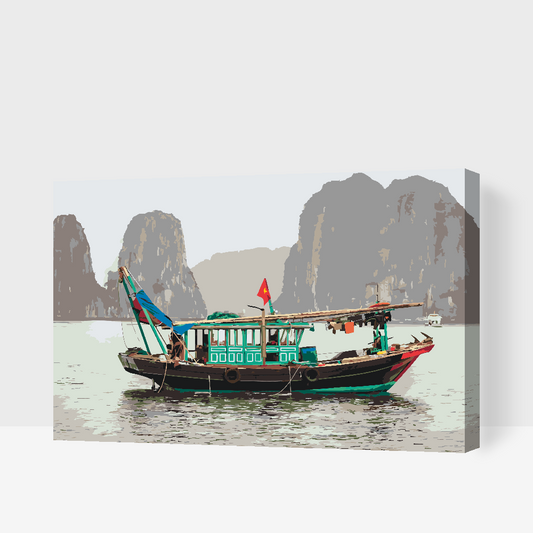 Paint by number - Ha Long-bugten