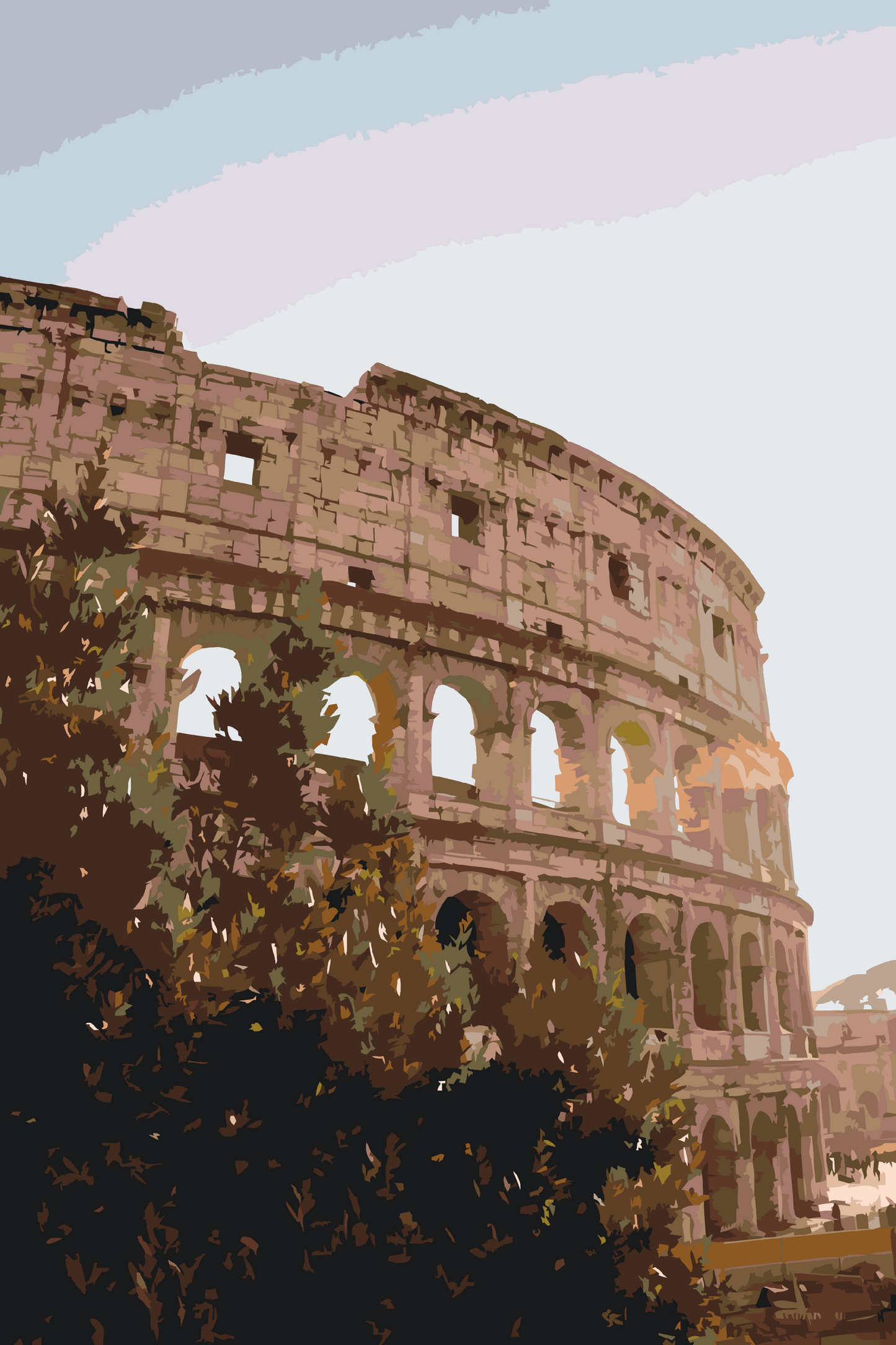 Paint by number - Rom - Colosseum