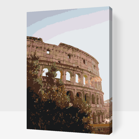 Paint by number - Rom - Colosseum