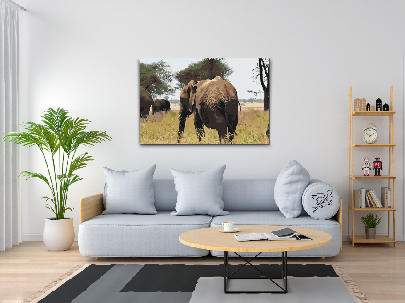 Paint by number - Serengeti Nationalpark