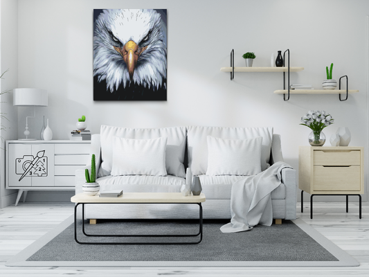 Paint by number - Ørnehoved