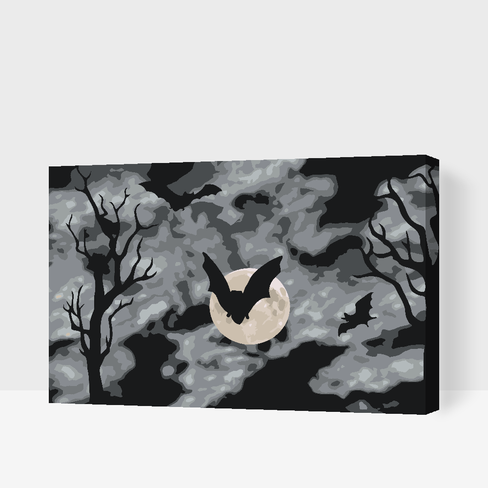 Paint by number - Hjemsøgt Skov