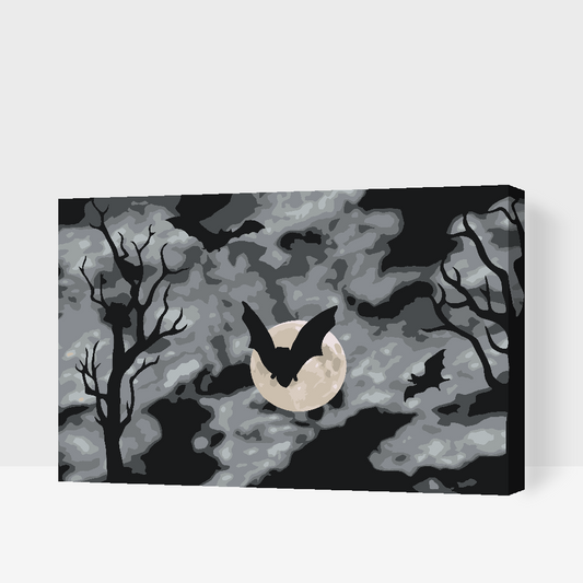 Paint by number - Hjemsøgt Skov