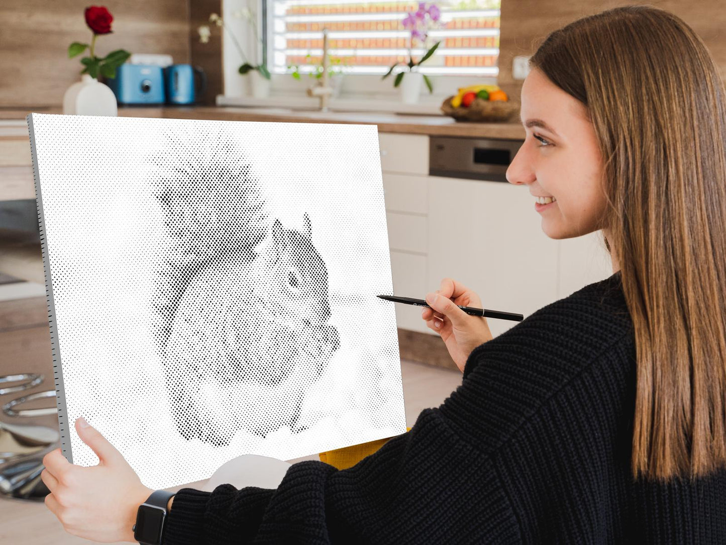 Dotting - Egern med en nød