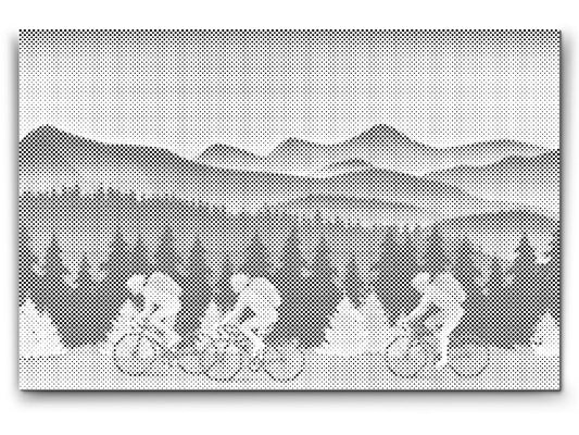 Dotting - Cyklist i skoven