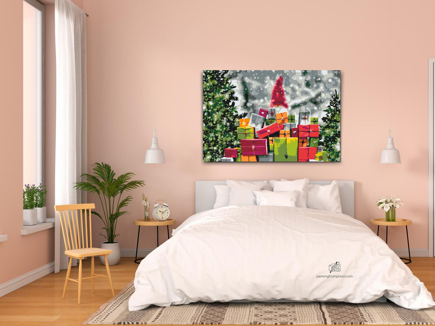 Paint by number - Julegaver